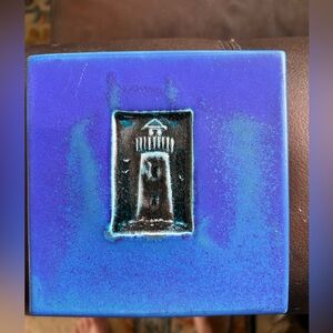 COPY - Michael Cohen hot plate tile. Lighthouse